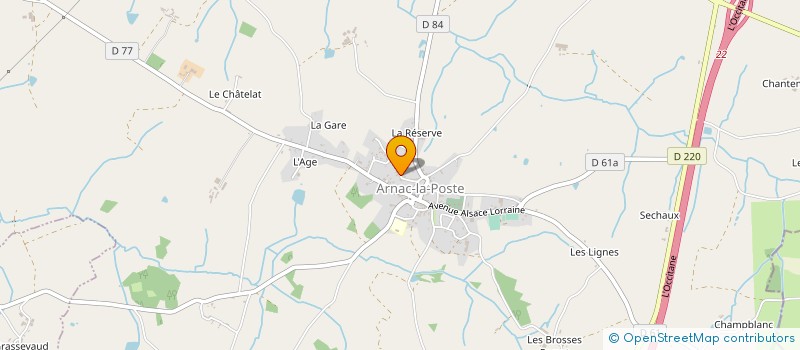 localisation de l'entreprise AFBC LOCATION à ARNAC-LA-POSTE
