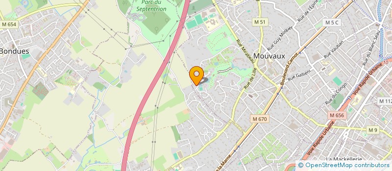 localisation de l'entreprise AFBH  MOUVAUX