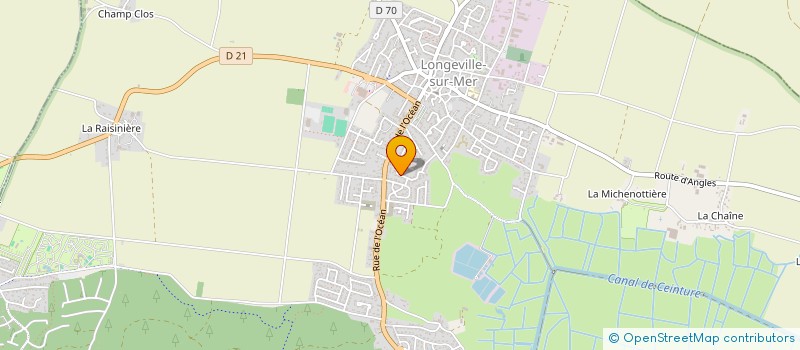 localisation de l'entreprise AFBI  LONGEVILLE-SUR-MER