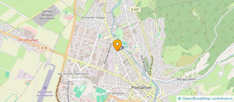 localisation de l'entreprise AFBT  PONTARLIER