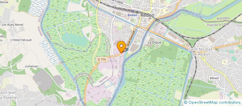 localisation de l'entreprise AFC à REDON