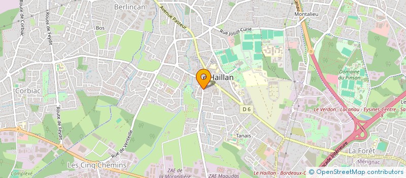 localisation de l'entreprise AFC  LE HAILLAN