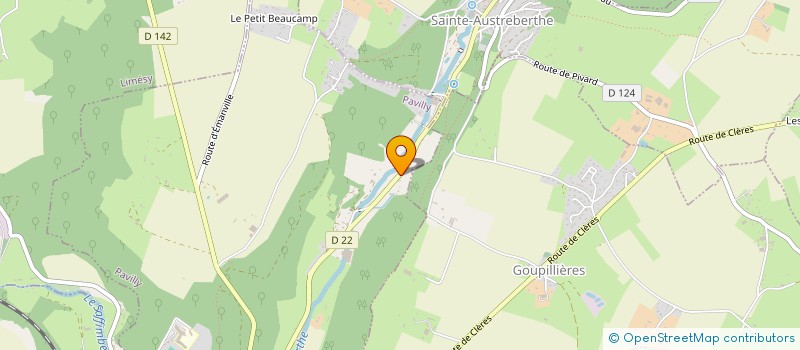 localisation de l'entreprise AFC  PAVILLY