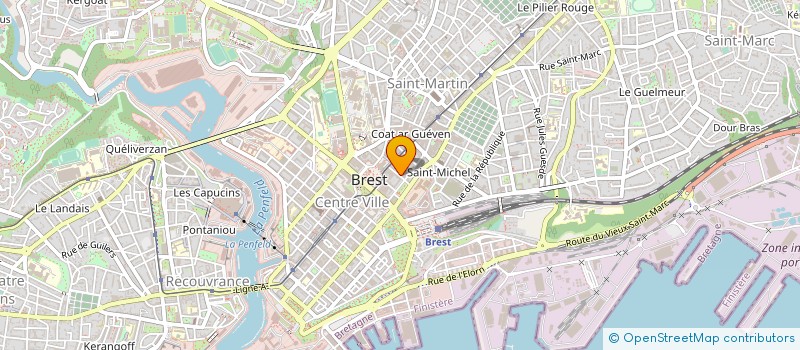 localisation de l'entreprise AFC à BREST