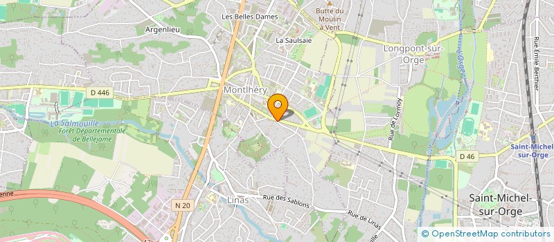 localisation de l'entreprise AFC  MONTLHERY