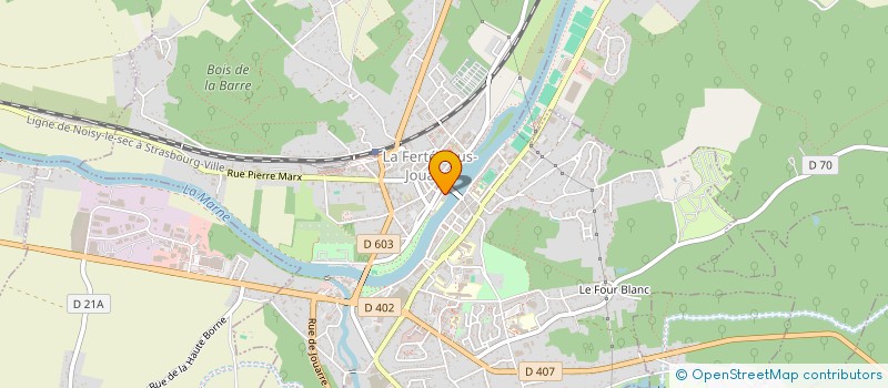 localisation de l'entreprise AFC à LA FERTE-SOUS-JOUARRE