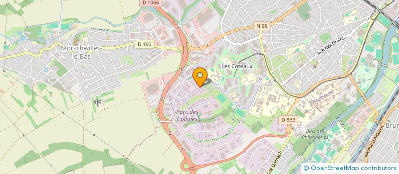 localisation de l'entreprise AFC BALAYAGE à MULHOUSE