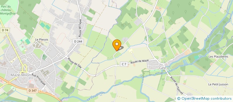 localisation de l'entreprise AFC COACHING à BEAUFORT-EN-ANJOU