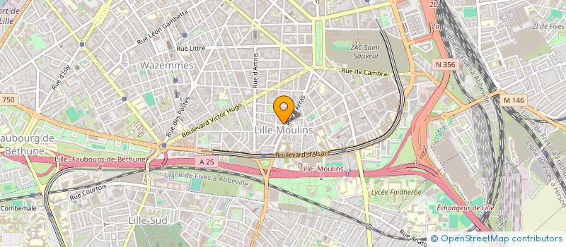 localisation de l'entreprise AFC CORP à LILLE