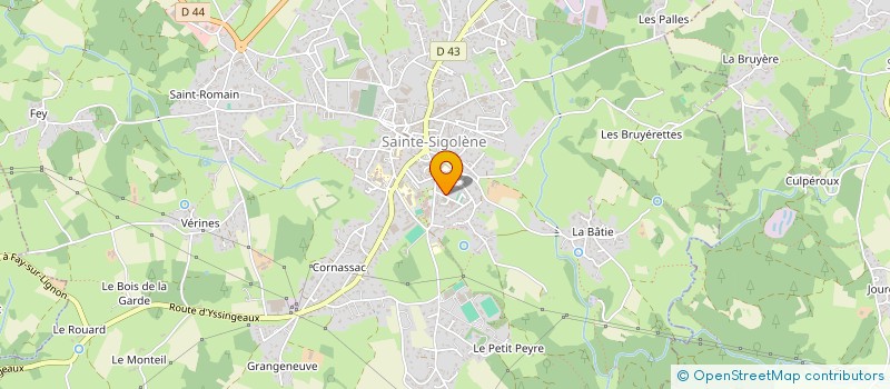 localisation de l'entreprise AFC HYGIENE ET SECURITE à SAINTE-SIGOLENE
