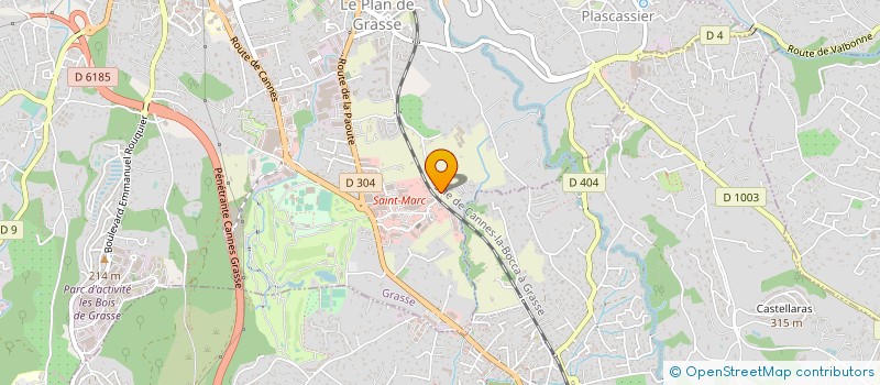 localisation de l'entreprise AFC INGENIERIE à GRASSE