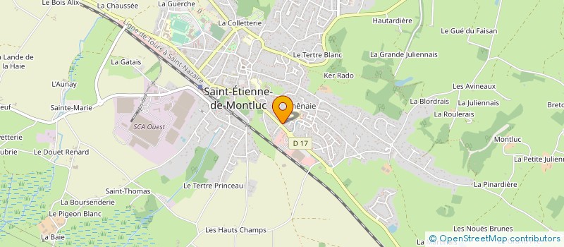 localisation de l'entreprise AFC PAYSAGE à SAINT-ETIENNE-DE-MONTLUC