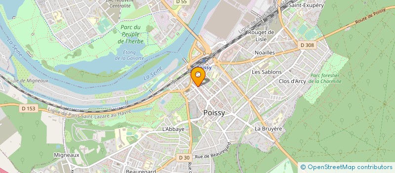 localisation de l'entreprise AFC REPRESENTATION FISCALE à POISSY