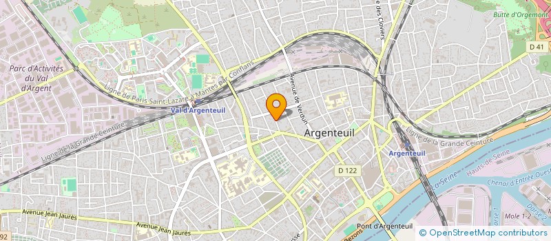 localisation de l'entreprise AFC SERVICES  ARGENTEUIL