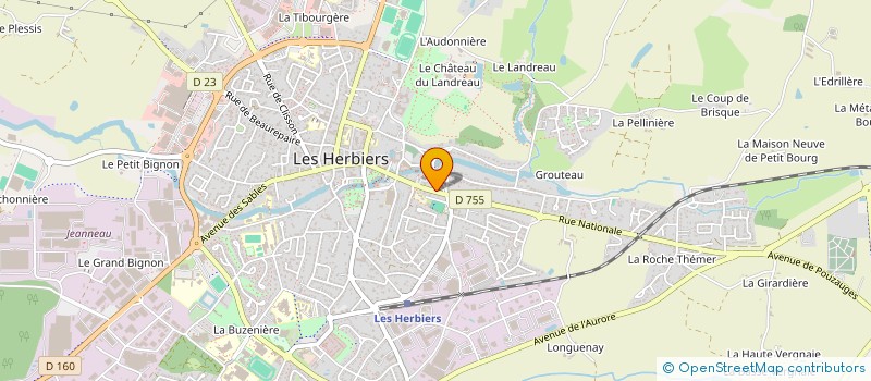 localisation de l'entreprise AFCA LIAIGRE IMMO à LES HERBIERS