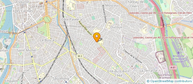 localisation de l'entreprise AFCAP à TOULOUSE