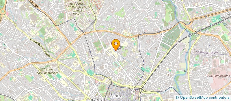 localisation de l'entreprise AFCCC 34  MONTPELLIER