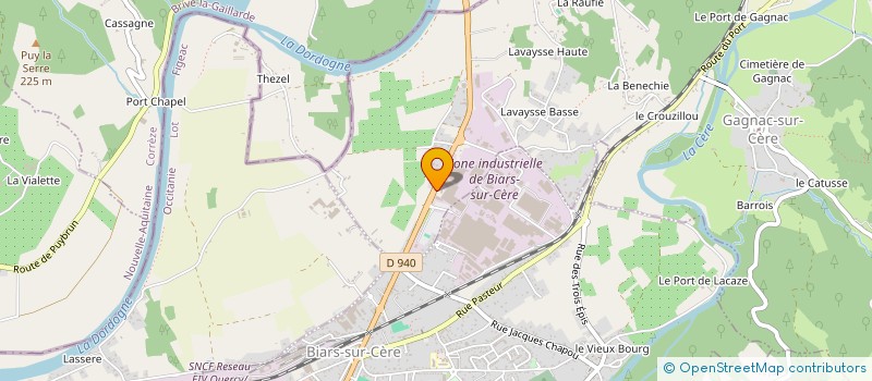 localisation de l'entreprise AFCG  GAGNAC-SUR-CERE