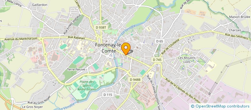 localisation de l'entreprise AFCH à FONTENAY-LE-COMTE