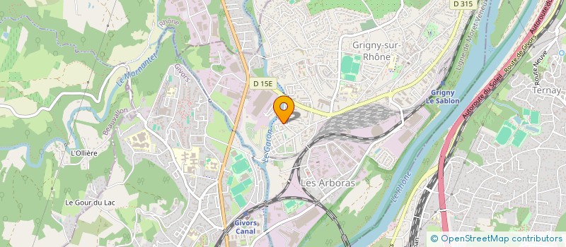 localisation de l'entreprise AFCIE à GRIGNY