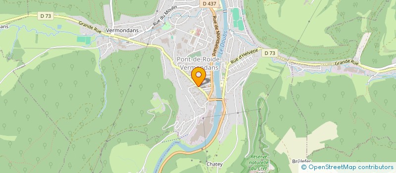 localisation de l'entreprise AFCINFO  PONT-DE-ROIDE-VERMONDANS