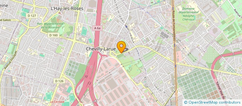 localisation de l'entreprise AFCL  CHEVILLY-LARUE