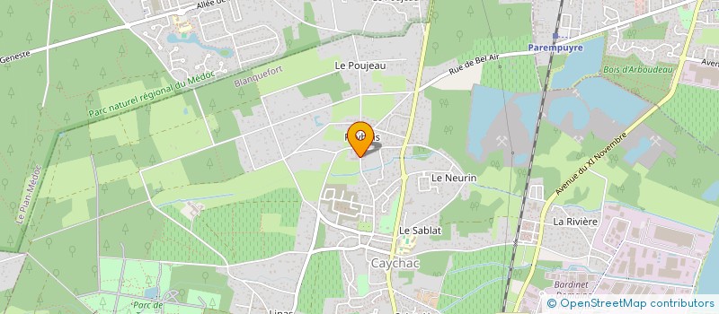 localisation de l'entreprise AFCO AQUITAINE à BLANQUEFORT