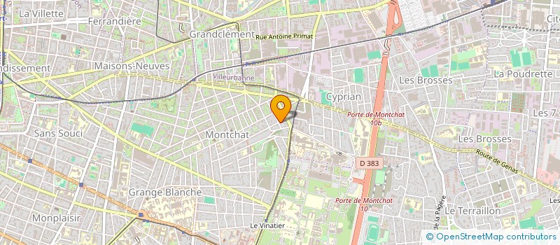 localisation de l'entreprise AFCOMI MOIREZ INDUSTRIE à LYON