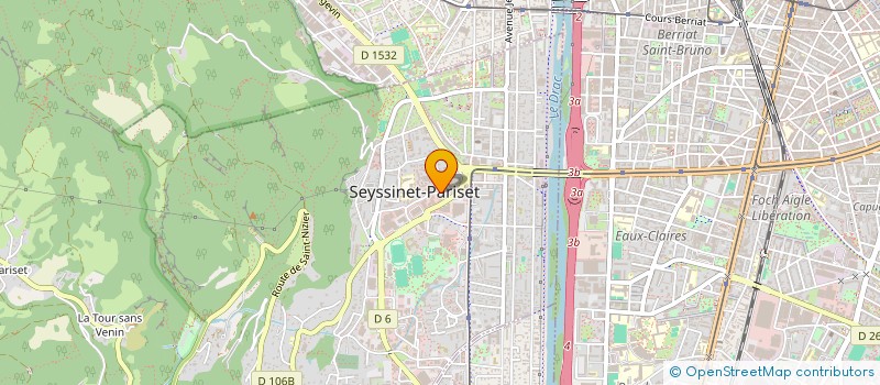 localisation de l'entreprise AFCRYO à SEYSSINET-PARISET