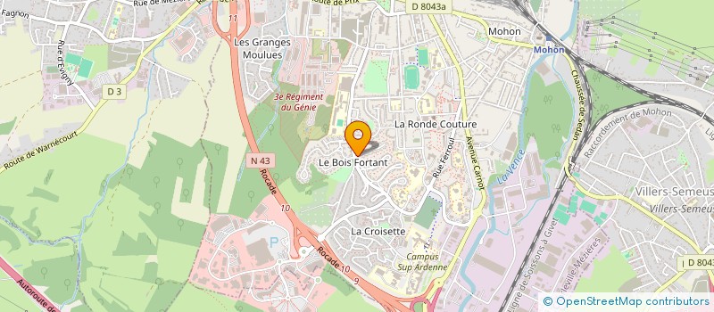 localisation de l'entreprise AFD  CHARLEVILLE-MEZIERES