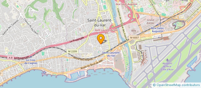 localisation de l'entreprise AFD à SAINT-LAURENT-DU-VAR