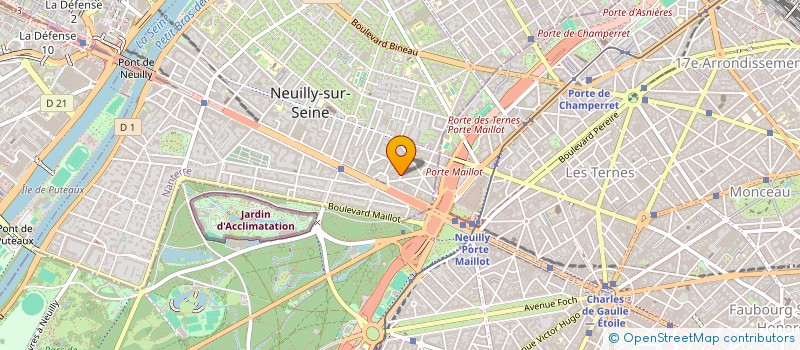 localisation de l'entreprise AFD - AMFAV à NEUILLY-SUR-SEINE