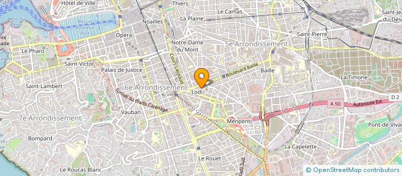 localisation de l'entreprise AFD CONSTRUCT à MARSEILLE