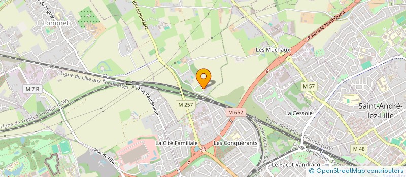 localisation de l'entreprise AFD FINANCES  VERLINGHEM