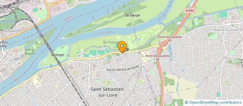 localisation de l'entreprise AFD INVESTISSEMENT  SAINT-SEBASTIEN-SUR-LOIRE