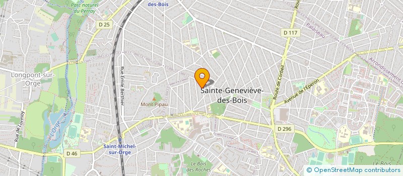 localisation de l'entreprise AFD REAL ESTATE à SAINTE-GENEVIEVE-DES-BOIS