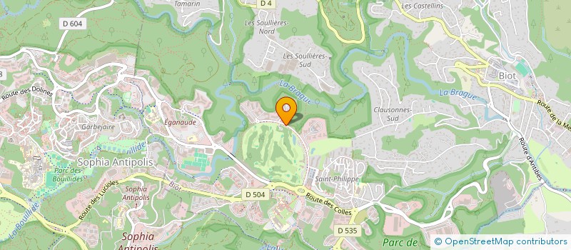 localisation de l'entreprise AFD SOPHIA  BIOT