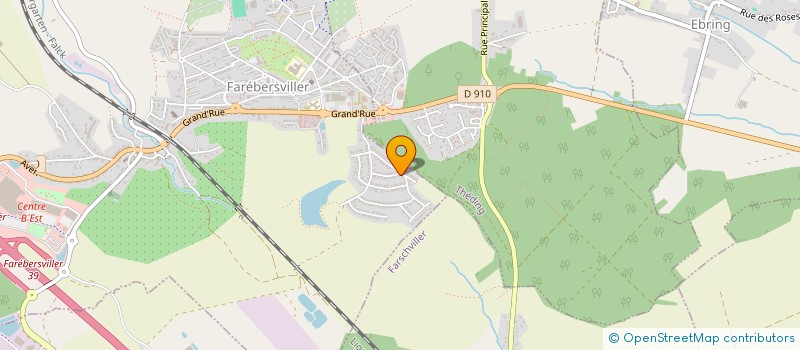localisation de l'entreprise AFD TRANSPORT  FAREBERSVILLER