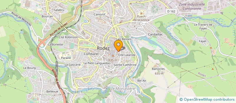 localisation de l'entreprise AFD12 à RODEZ