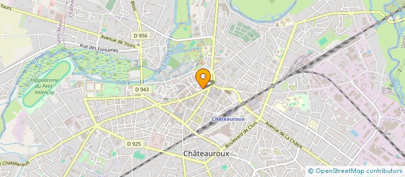 localisation de l'entreprise AFD36 à CHATEAUROUX