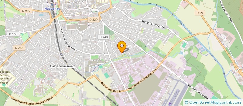 localisation de l'entreprise AFD67DIFFUSION  HAGUENAU