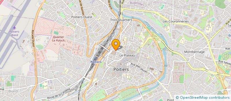 localisation de l'entreprise AFD86 à POITIERS