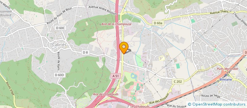 localisation de l'entreprise AFDA  BOUC-BEL-AIR