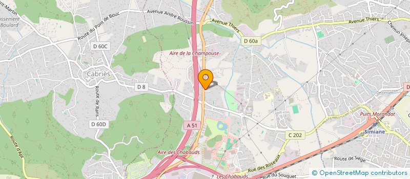 localisation de l'entreprise AFDA à BOUC-BEL-AIR