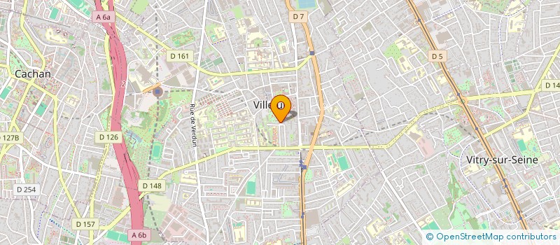localisation de l'entreprise AFDC à VILLEJUIF