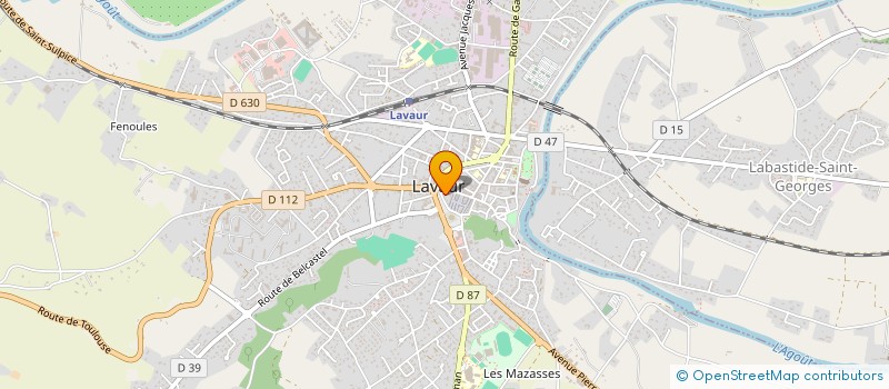 localisation de l'entreprise AFDE LA BOUTIQUE à LAVAUR