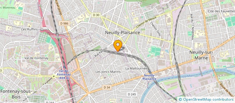 localisation de l'entreprise AFDF  LE PERREUX-SUR-MARNE