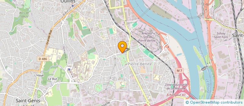 localisation de l'entreprise AFDG  OULLINS-PIERRE-BENITE