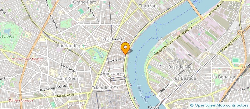 localisation de l'entreprise AFDI NOUVELLE AQUITAINE à BORDEAUX