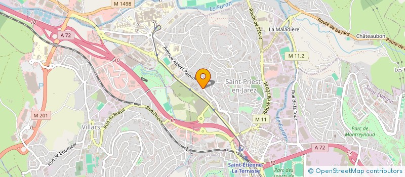 localisation de l'entreprise AFDI RHONE-ALPES  SAINT-PRIEST-EN-JAREZ